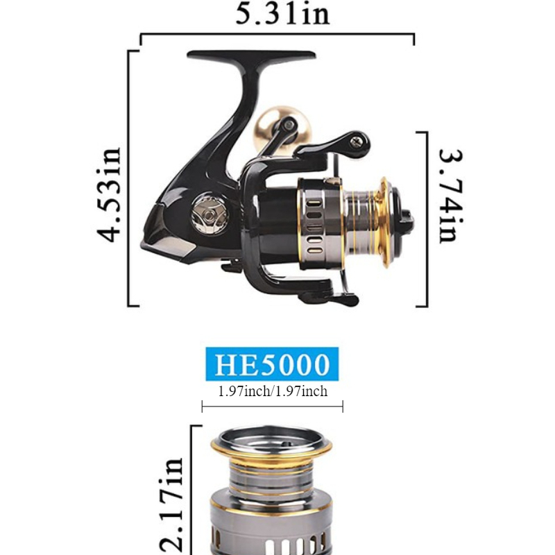 Lure Fishing All-Metal Spinnin - đánh giá và giá Trolling Reel