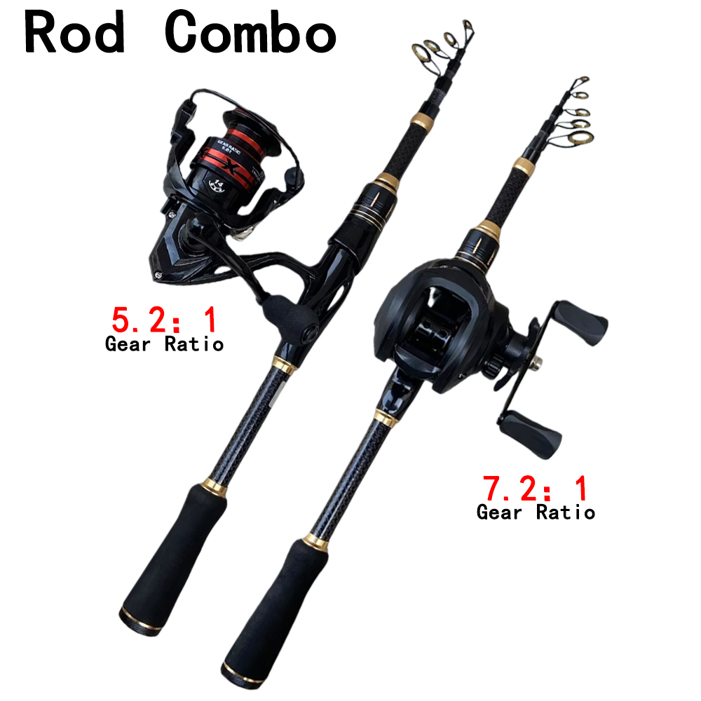 Telescopic Baitcasting Fishing - đánh giá và giá Spincast Reel