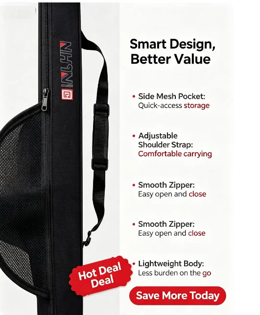 New Portable Fishing Rod Bag W - đánh giá và giá Reel Cover