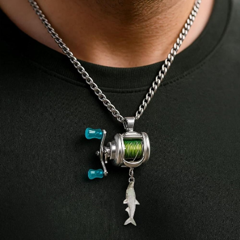 Mini Fishing Reel Necklace Fis - đánh giá và giá Reel Bag
